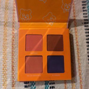 Lime Crime Plushies sheer pressed pigment quad in Sweet Blends